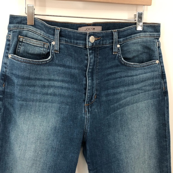 Joes jeans 31x28 high rise skinny ankle dark brades raw hem 0684 - Picture 3 of 9